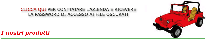 CLICCA QUI PER CONTTATARE L'AZIENDA E PER RICEVERE LA PASSWORD DI ACCESSO AI FILE OSCURATI